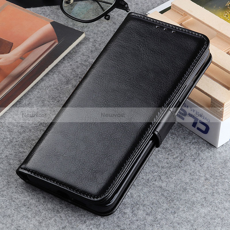 Leather Case Stands Flip Cover Holder M07L for Xiaomi Mi 10T Lite 5G Black