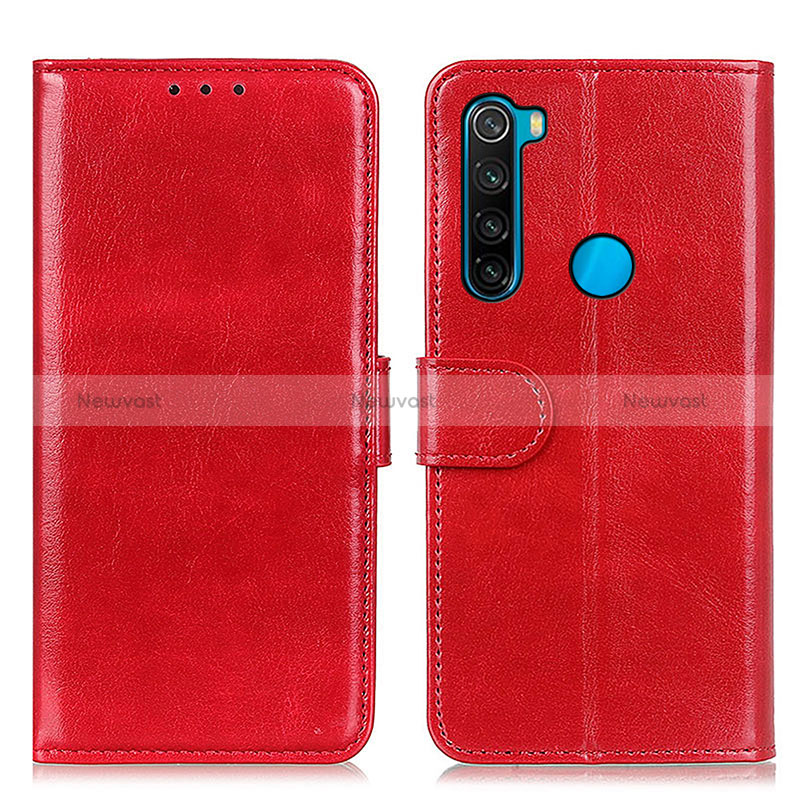 Leather Case Stands Flip Cover Holder M07L for Xiaomi Redmi Note 8 (2021)