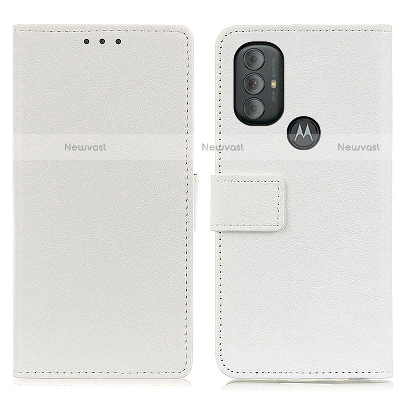 Leather Case Stands Flip Cover Holder M08L for Motorola Moto G Power (2022)