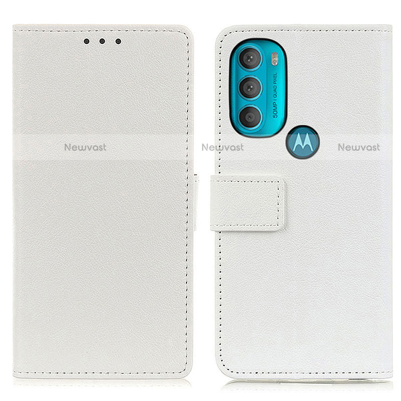 Leather Case Stands Flip Cover Holder M08L for Motorola Moto G71 5G