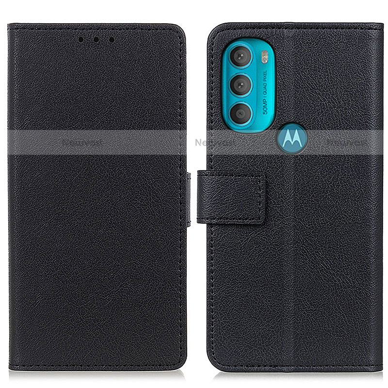 Leather Case Stands Flip Cover Holder M08L for Motorola Moto G71 5G