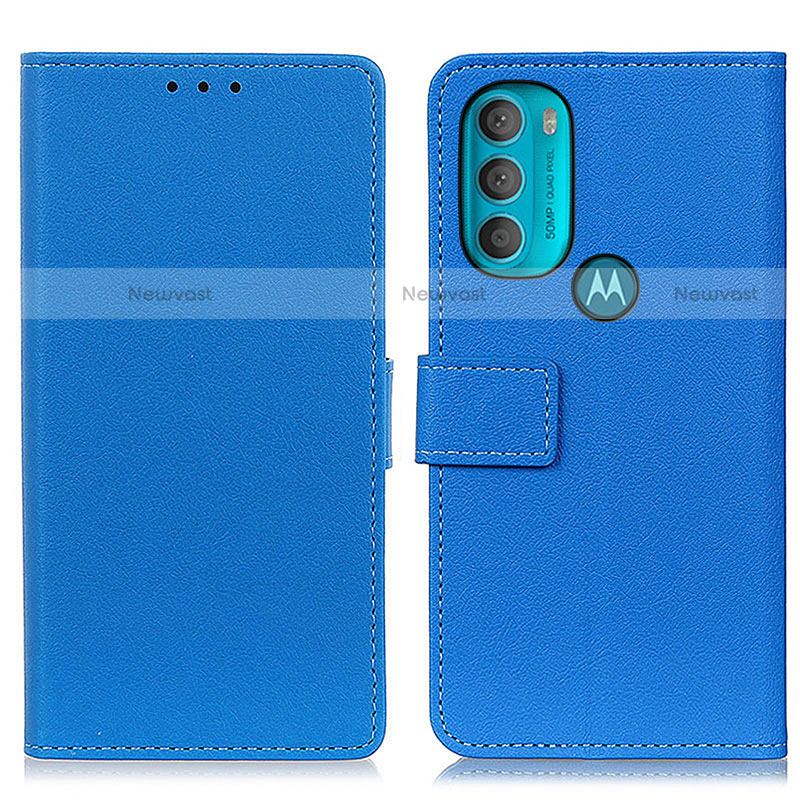 Leather Case Stands Flip Cover Holder M08L for Motorola Moto G71 5G