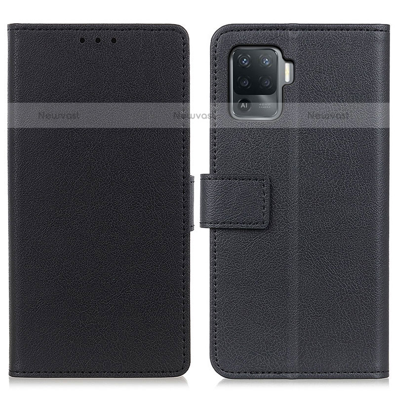 Leather Case Stands Flip Cover Holder M08L for Oppo A94 4G