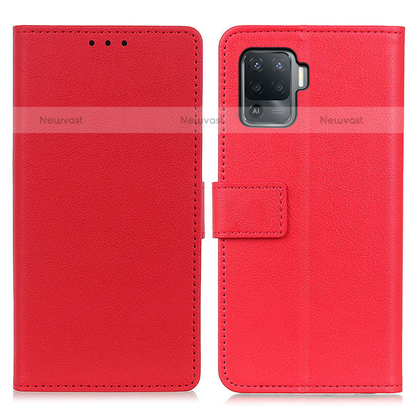 Leather Case Stands Flip Cover Holder M08L for Oppo A94 4G