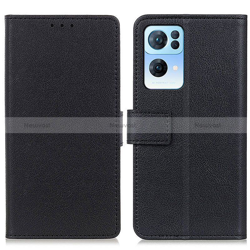 Leather Case Stands Flip Cover Holder M08L for Oppo Reno7 Pro 5G