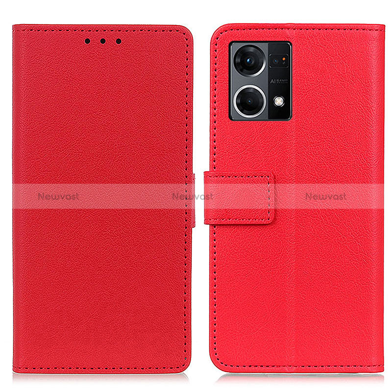 Leather Case Stands Flip Cover Holder M08L for Oppo Reno8 4G