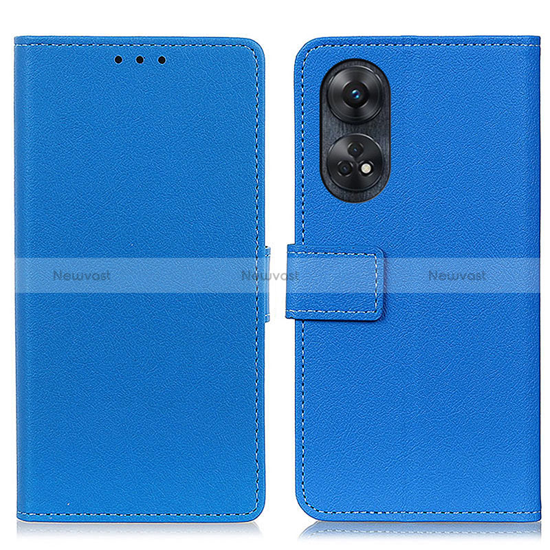Leather Case Stands Flip Cover Holder M08L for Oppo Reno8 T 4G