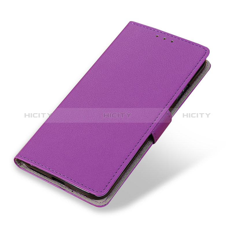 Leather Case Stands Flip Cover Holder M08L for Samsung Galaxy F62 5G Purple