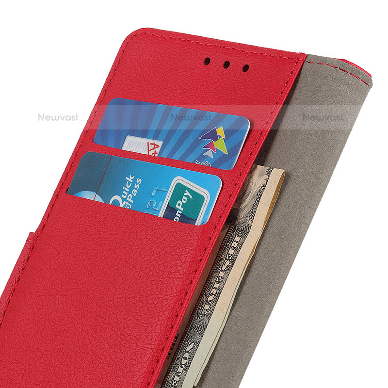 Leather Case Stands Flip Cover Holder M08L for Samsung Galaxy S21 FE 5G
