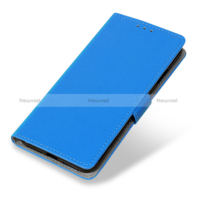 Leather Case Stands Flip Cover Holder M08L for Xiaomi Mi 10T Lite 5G Blue