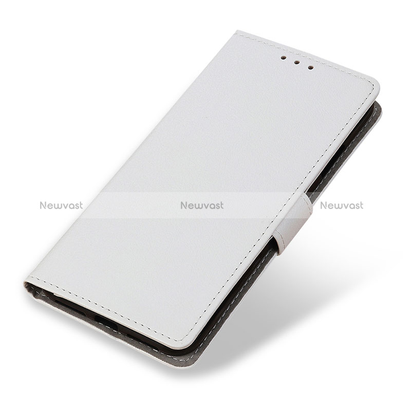 Leather Case Stands Flip Cover Holder M08L for Xiaomi Mi 10T Lite 5G White