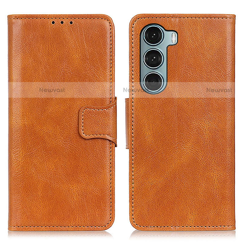 Leather Case Stands Flip Cover Holder M09L for Motorola Moto G200 5G