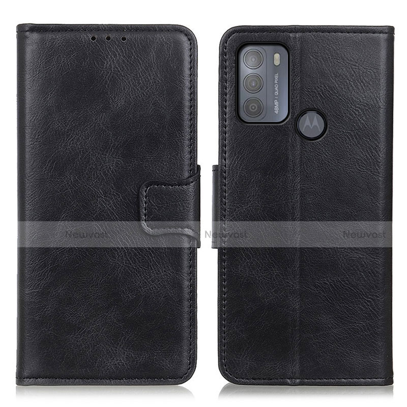 Leather Case Stands Flip Cover Holder M09L for Motorola Moto G50