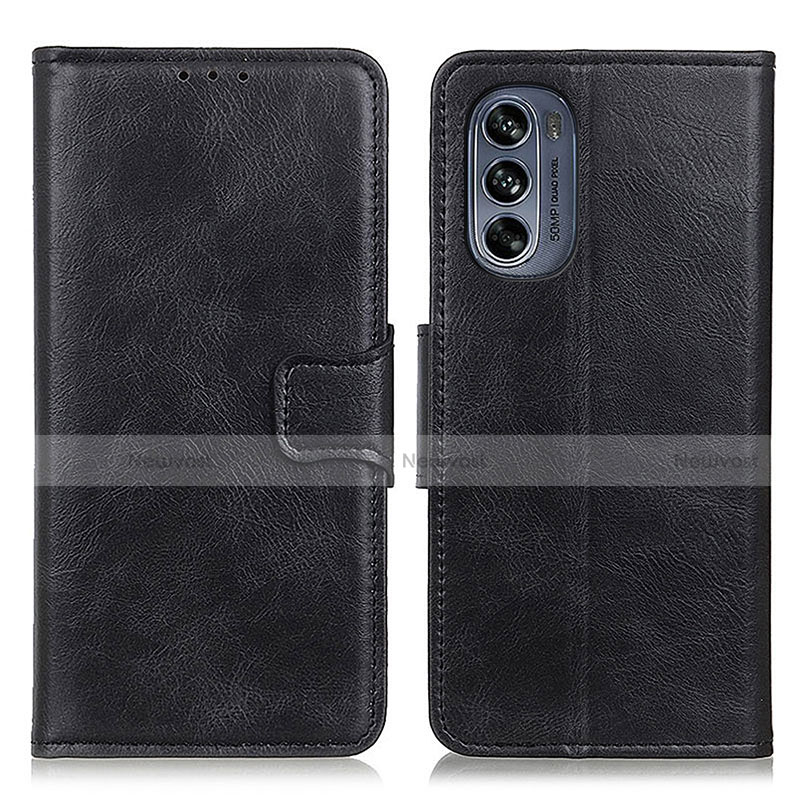 Leather Case Stands Flip Cover Holder M09L for Motorola Moto G62 5G