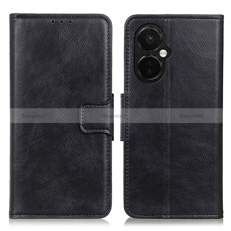 Leather Case Stands Flip Cover Holder M09L for OnePlus Nord N30 5G Black