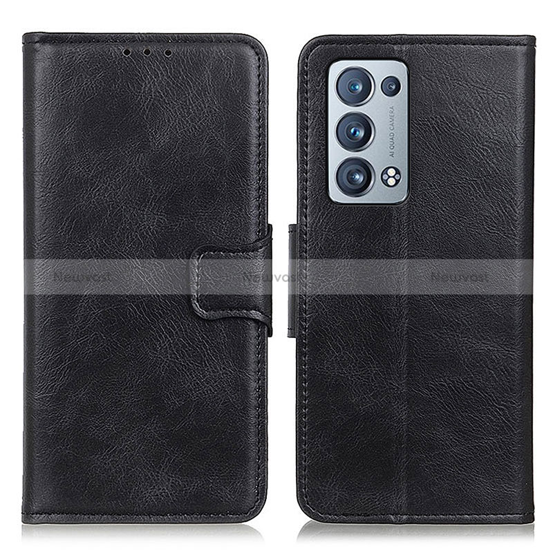 Leather Case Stands Flip Cover Holder M09L for Oppo Reno6 Pro 5G