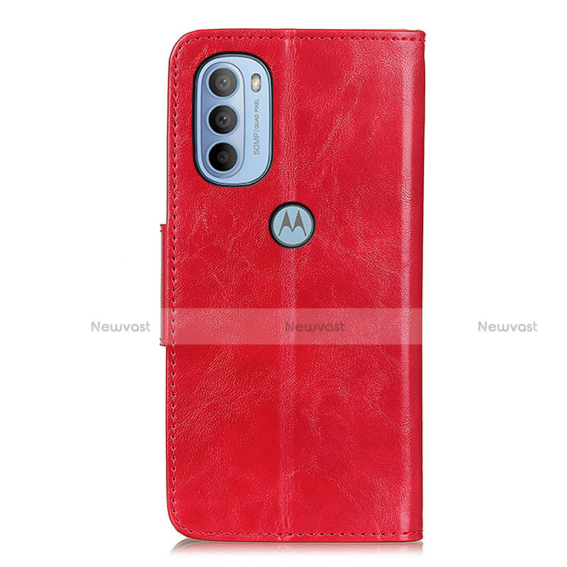Leather Case Stands Flip Cover Holder M10L for Motorola Moto G41