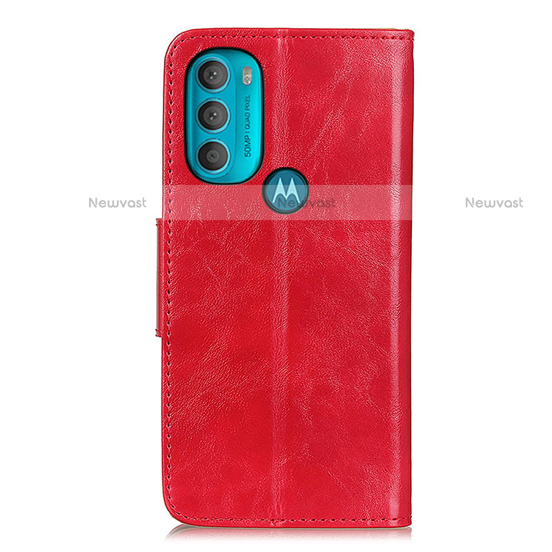 Leather Case Stands Flip Cover Holder M10L for Motorola Moto G71 5G