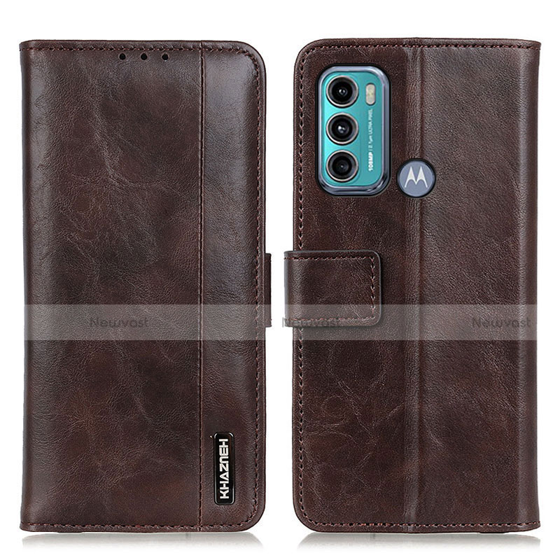 Leather Case Stands Flip Cover Holder M11L for Motorola Moto G60