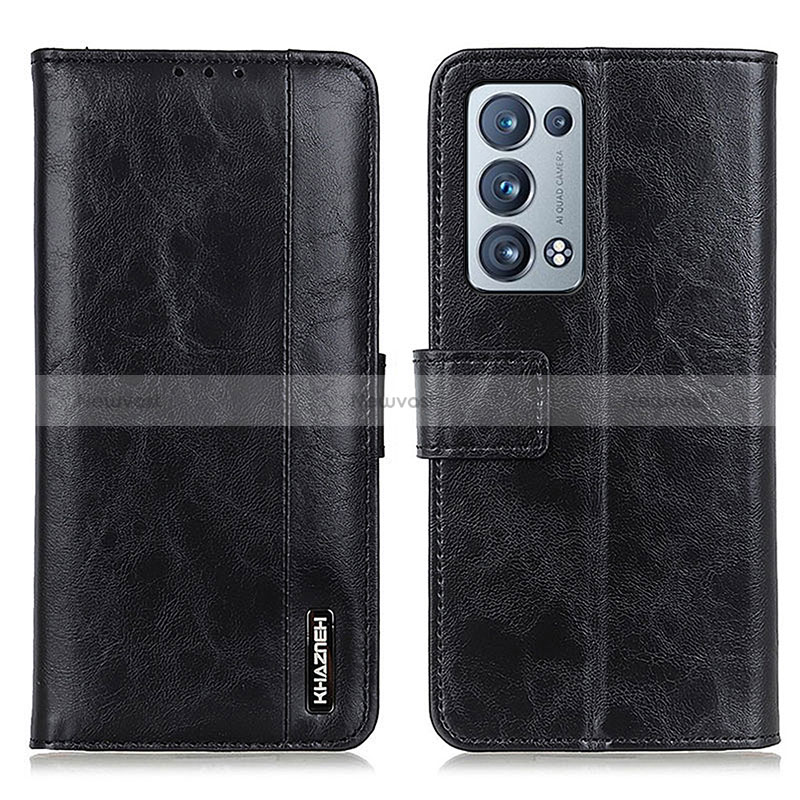 Leather Case Stands Flip Cover Holder M11L for Oppo Reno6 Pro 5G