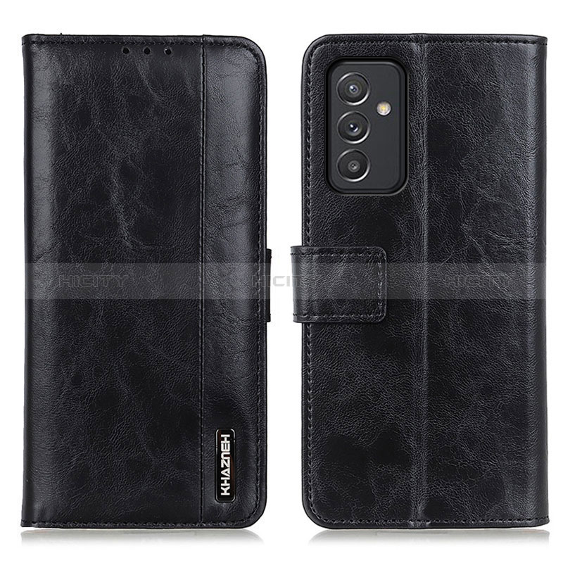 Leather Case Stands Flip Cover Holder M11L for Samsung Galaxy A25 5G Black