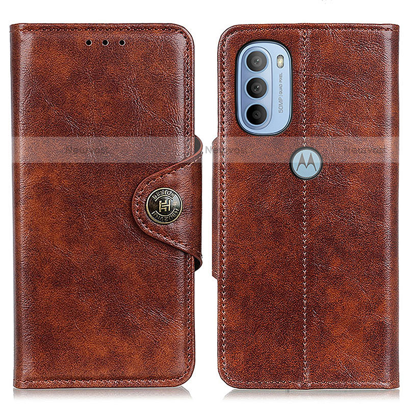 Leather Case Stands Flip Cover Holder M12L for Motorola Moto G31