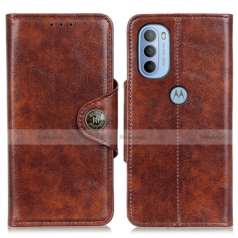 Leather Case Stands Flip Cover Holder M12L for Motorola Moto G41