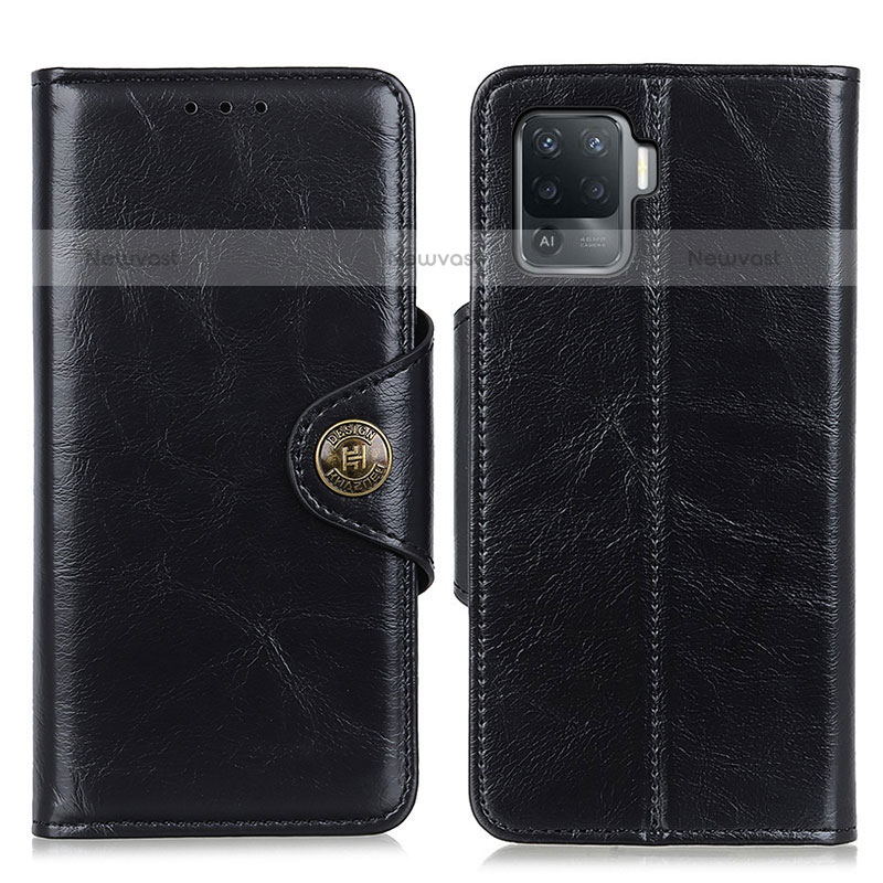 Leather Case Stands Flip Cover Holder M12L for Oppo A94 4G