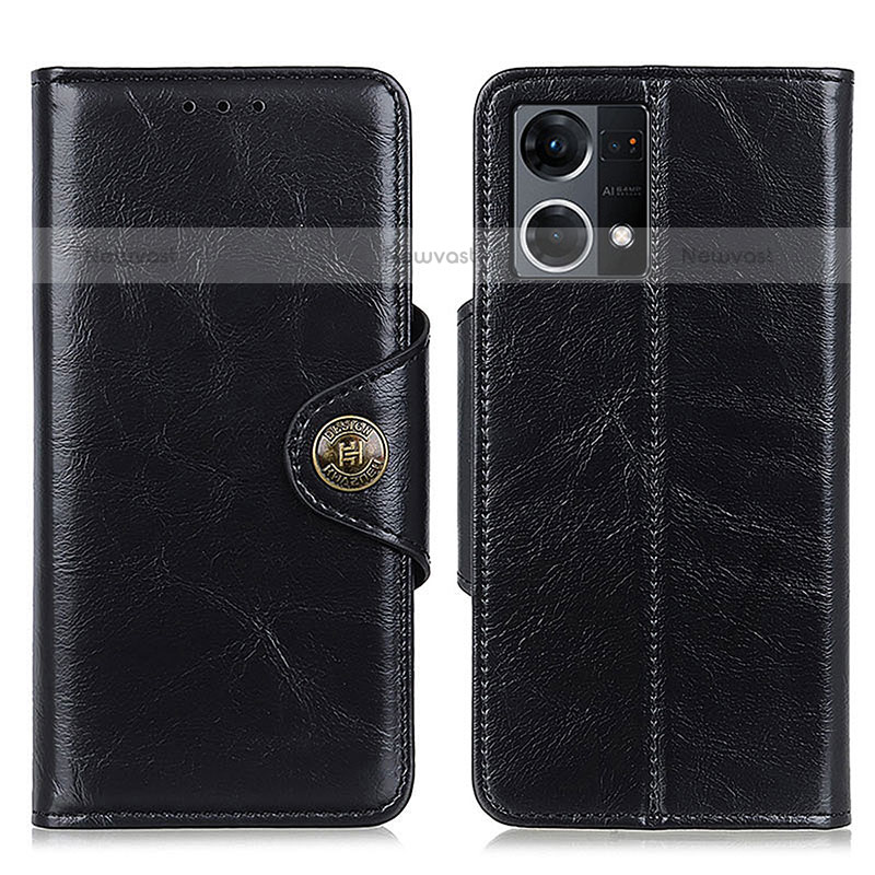 Leather Case Stands Flip Cover Holder M12L for Oppo F21s Pro 4G