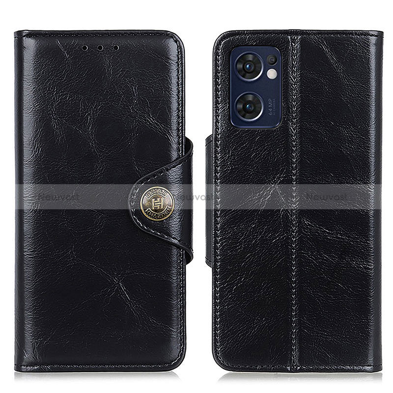 Leather Case Stands Flip Cover Holder M12L for Oppo Reno7 5G