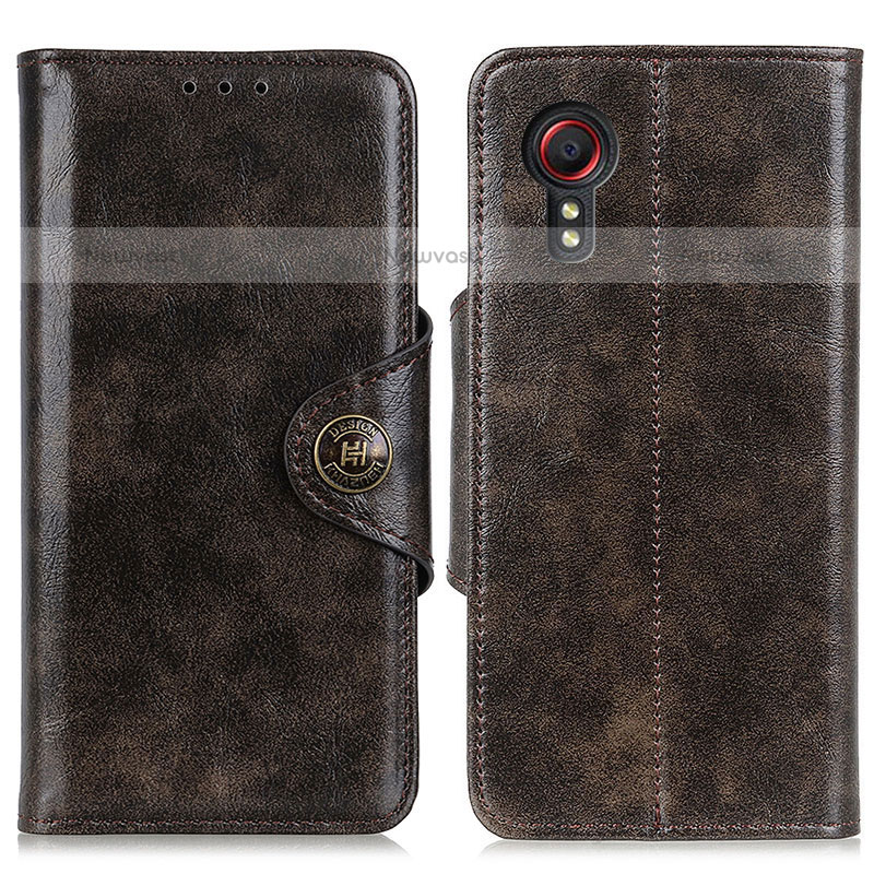 Leather Case Stands Flip Cover Holder M12L for Samsung Galaxy XCover 5 SM-G525F