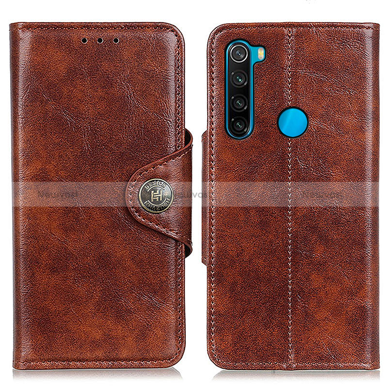Leather Case Stands Flip Cover Holder M12L for Xiaomi Redmi Note 8 (2021)