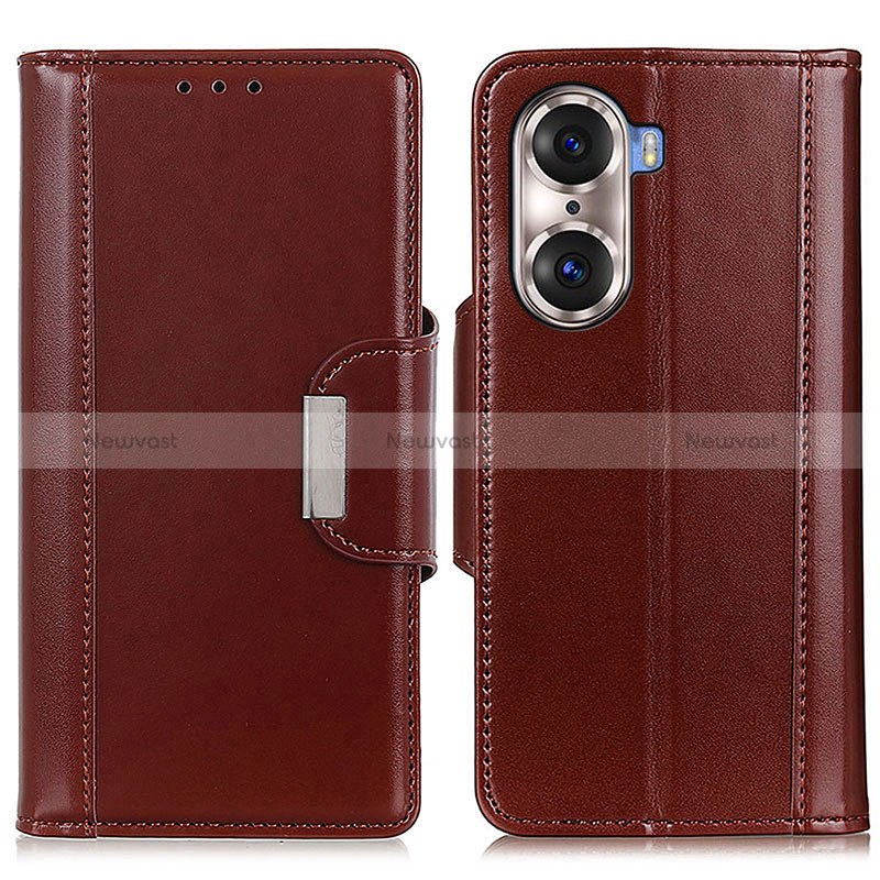 Leather Case Stands Flip Cover Holder M13L for Huawei Honor 60 Pro 5G