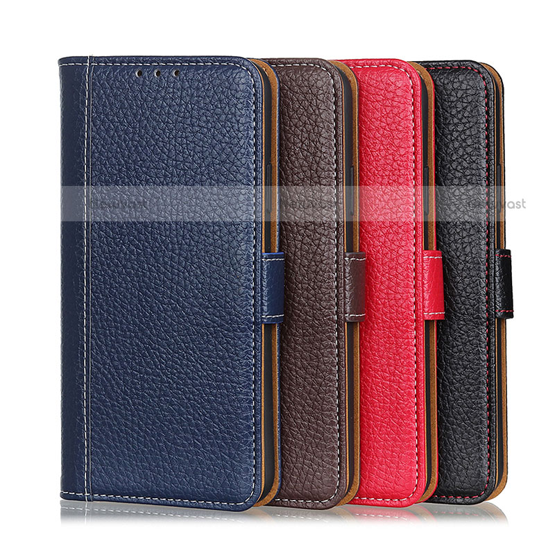 Leather Case Stands Flip Cover Holder M13L for Motorola Moto E20