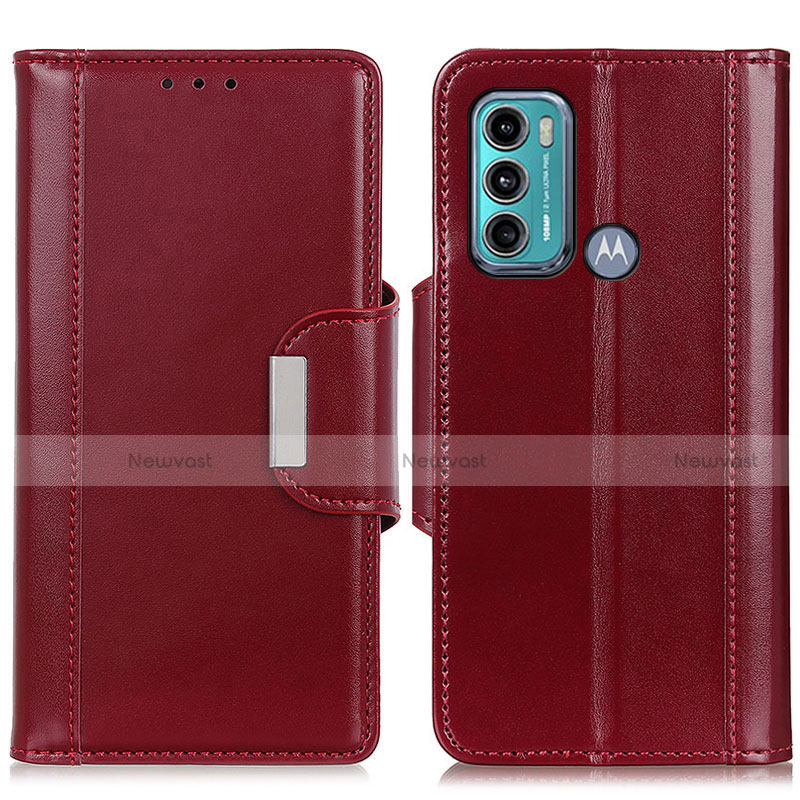 Leather Case Stands Flip Cover Holder M13L for Motorola Moto G40 Fusion