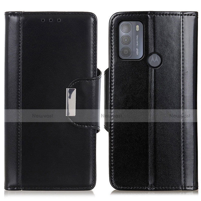 Leather Case Stands Flip Cover Holder M13L for Motorola Moto G50