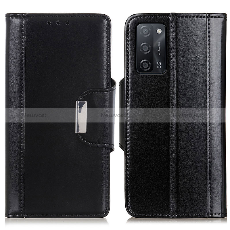 Leather Case Stands Flip Cover Holder M13L for Oppo A53s 5G