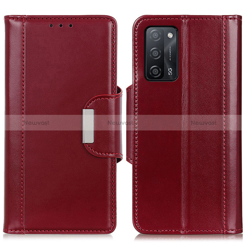 Leather Case Stands Flip Cover Holder M13L for Oppo A53s 5G