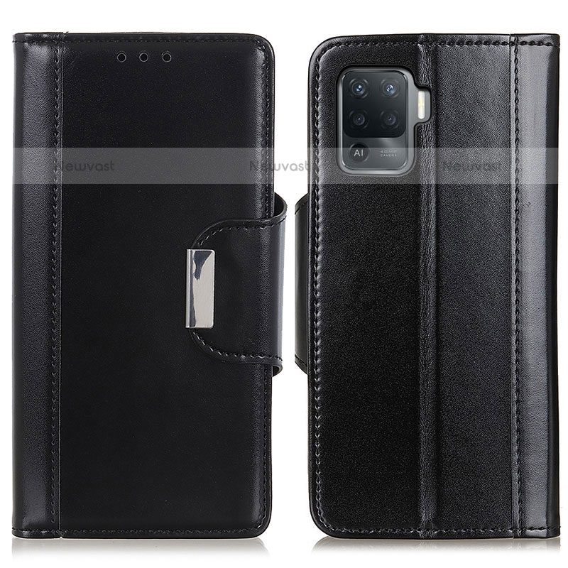 Leather Case Stands Flip Cover Holder M13L for Oppo A94 4G