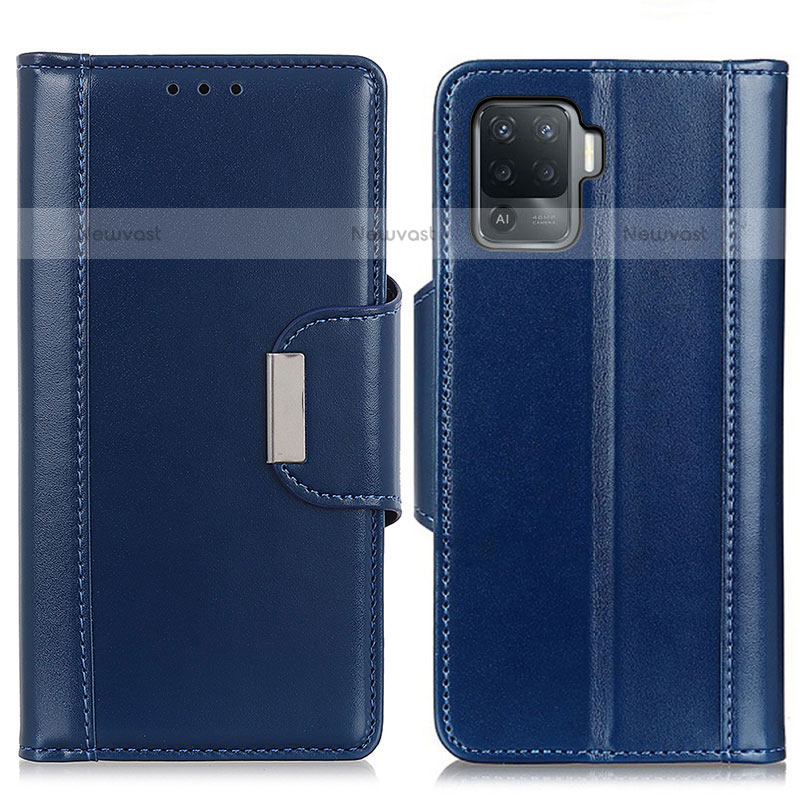 Leather Case Stands Flip Cover Holder M13L for Oppo A94 4G