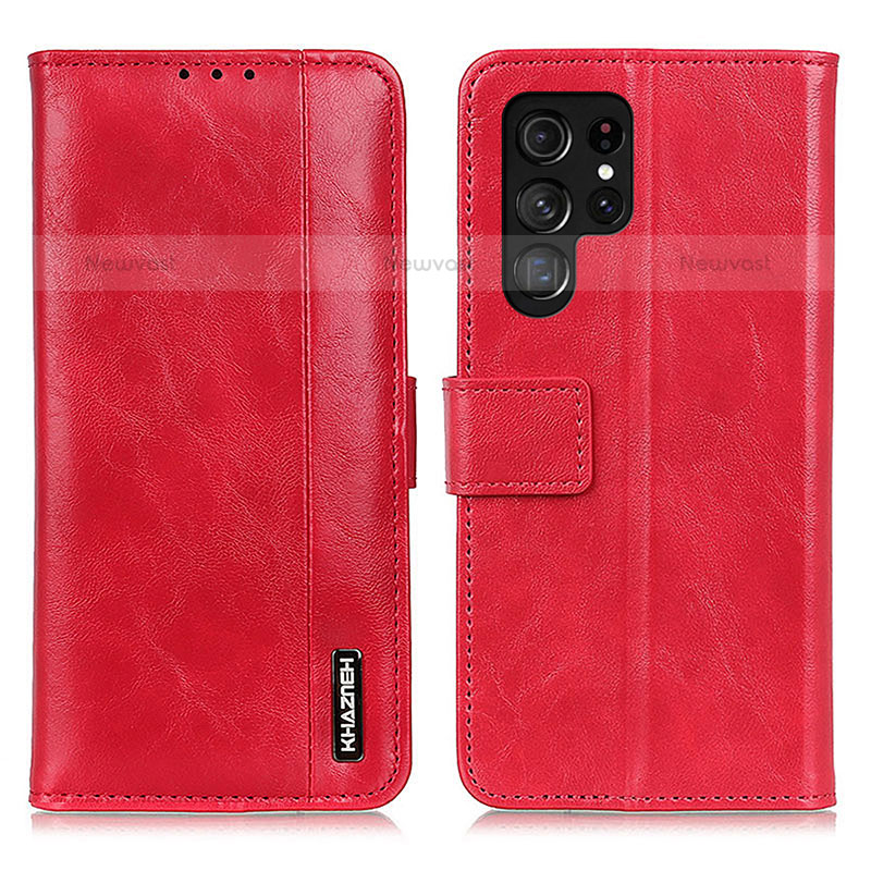 Leather Case Stands Flip Cover Holder M13L for Samsung Galaxy S21 Ultra 5G