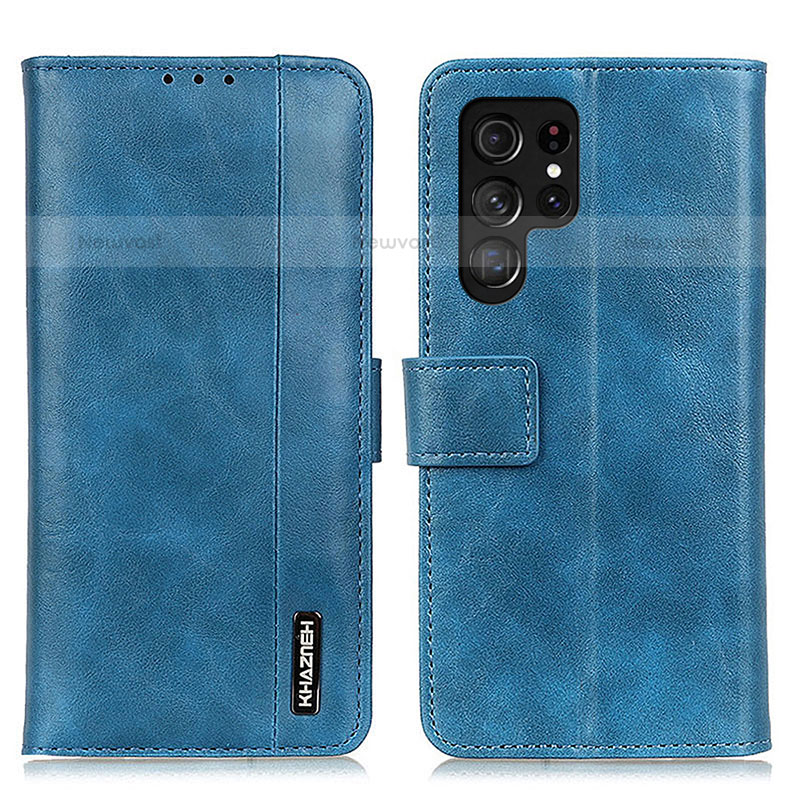 Leather Case Stands Flip Cover Holder M13L for Samsung Galaxy S21 Ultra 5G