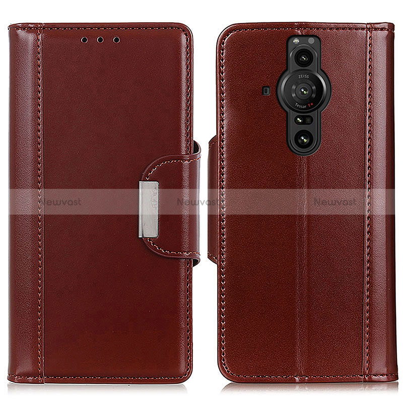 Leather Case Stands Flip Cover Holder M13L for Sony Xperia PRO-I