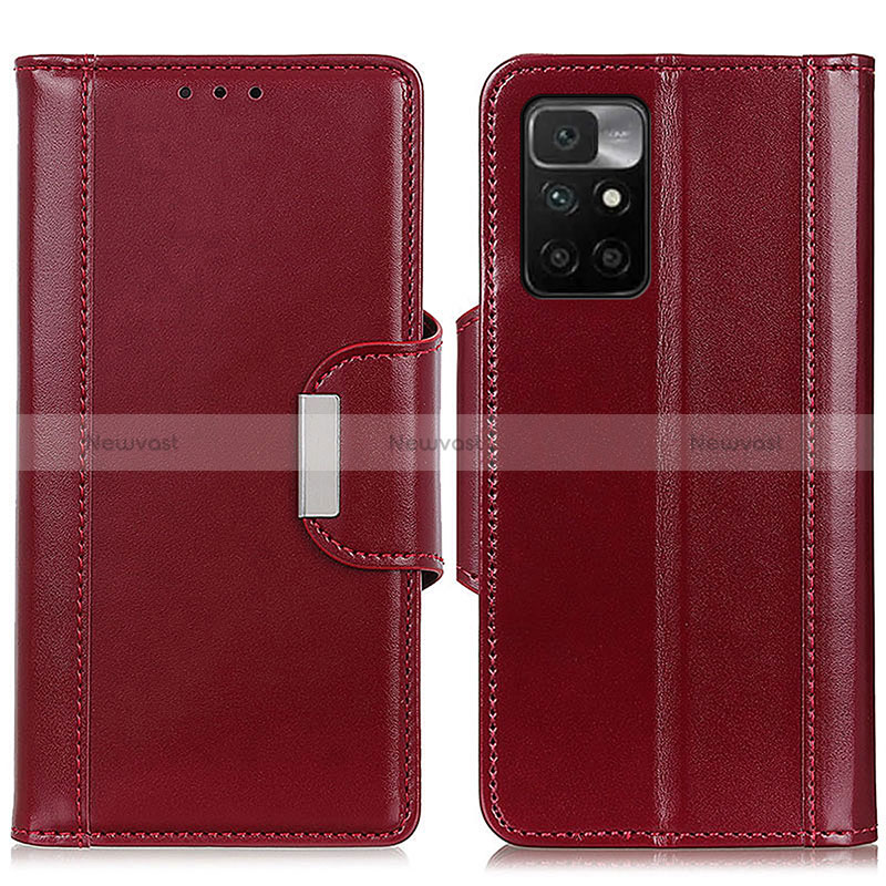 Leather Case Stands Flip Cover Holder M13L for Xiaomi Redmi 10 (2022)