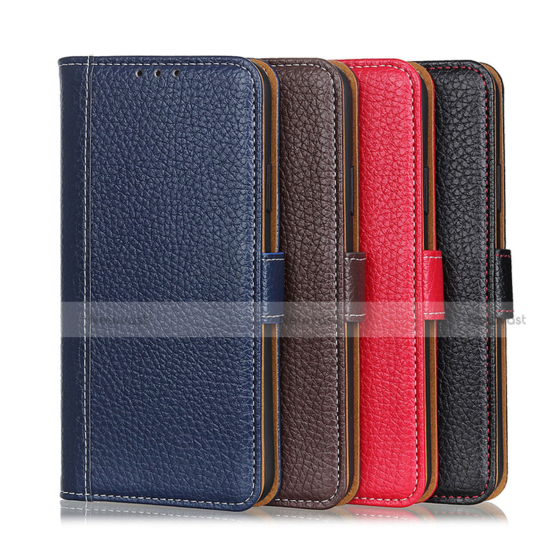 Leather Case Stands Flip Cover Holder M14L for Motorola Moto G50