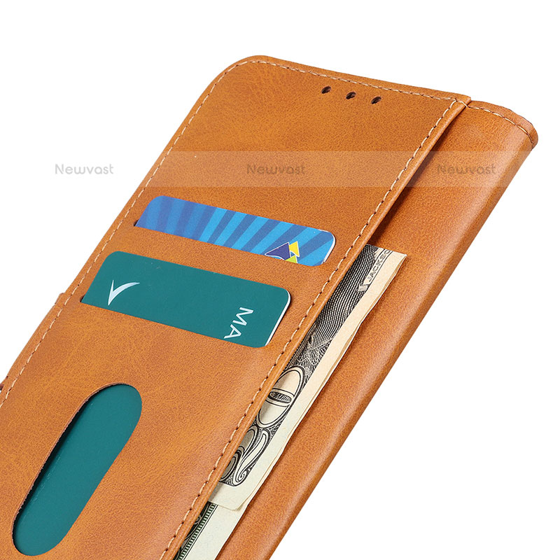 Leather Case Stands Flip Cover Holder M14L for Samsung Galaxy S21 FE 5G
