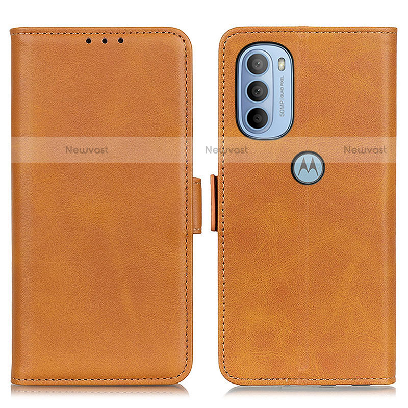 Leather Case Stands Flip Cover Holder M15L for Motorola Moto G31