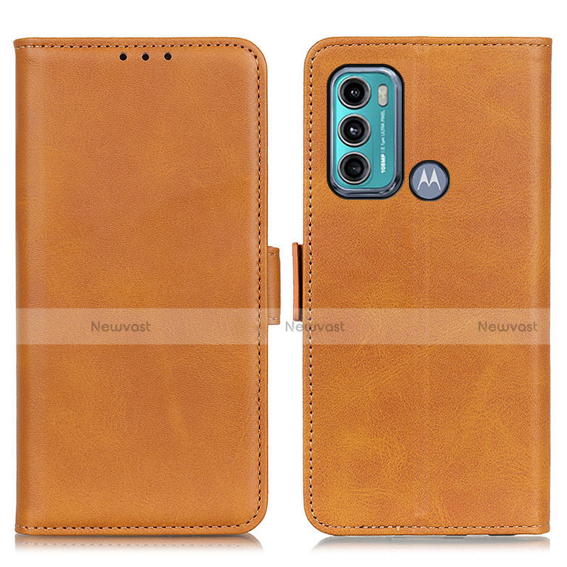 Leather Case Stands Flip Cover Holder M15L for Motorola Moto G60