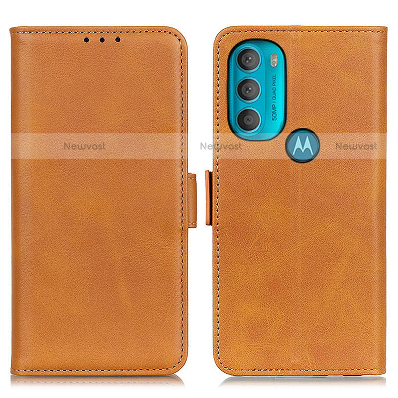 Leather Case Stands Flip Cover Holder M15L for Motorola Moto G71 5G