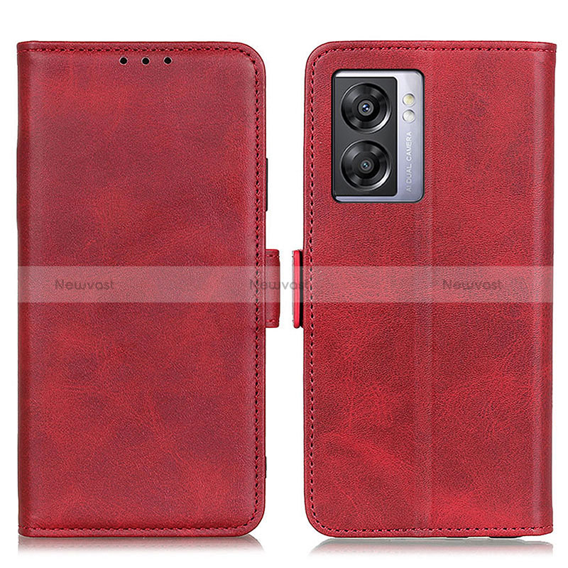 Leather Case Stands Flip Cover Holder M15L for Oppo A56S 5G